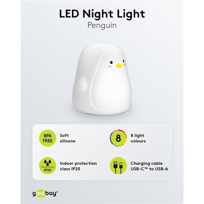 Goobay LED Night Light "Penguin"