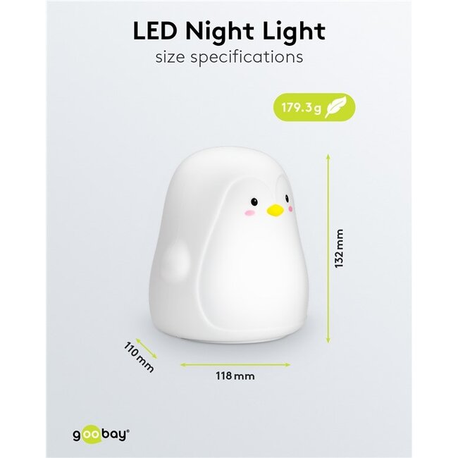 Goobay LED Night Light "Penguin"