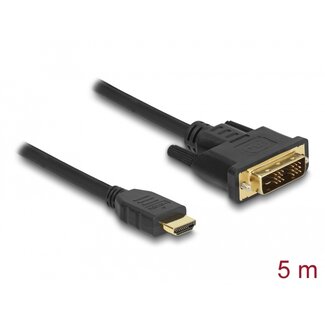 DeLOCK Delock HDMI to DVI 18+1 cable bidirectional 5 m