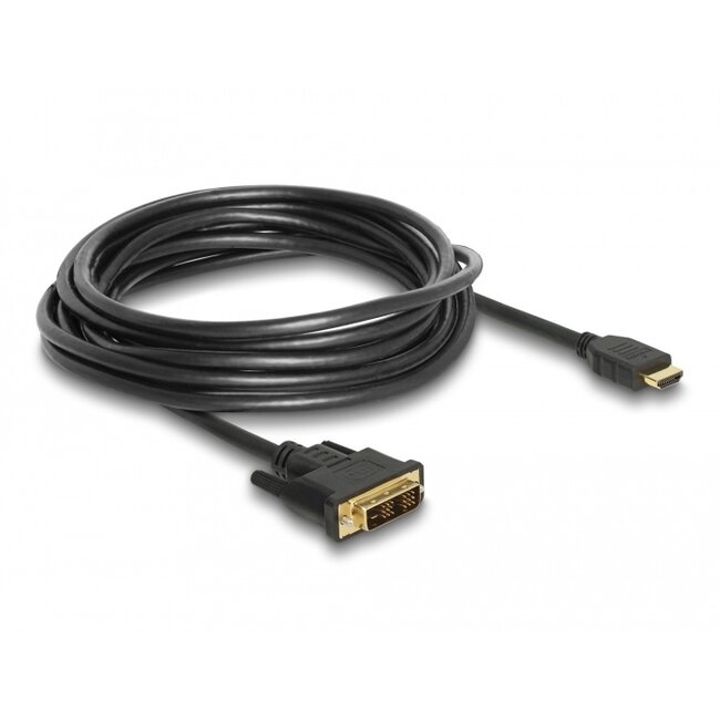 Delock HDMI to DVI 18+1 cable bidirectional 5 m