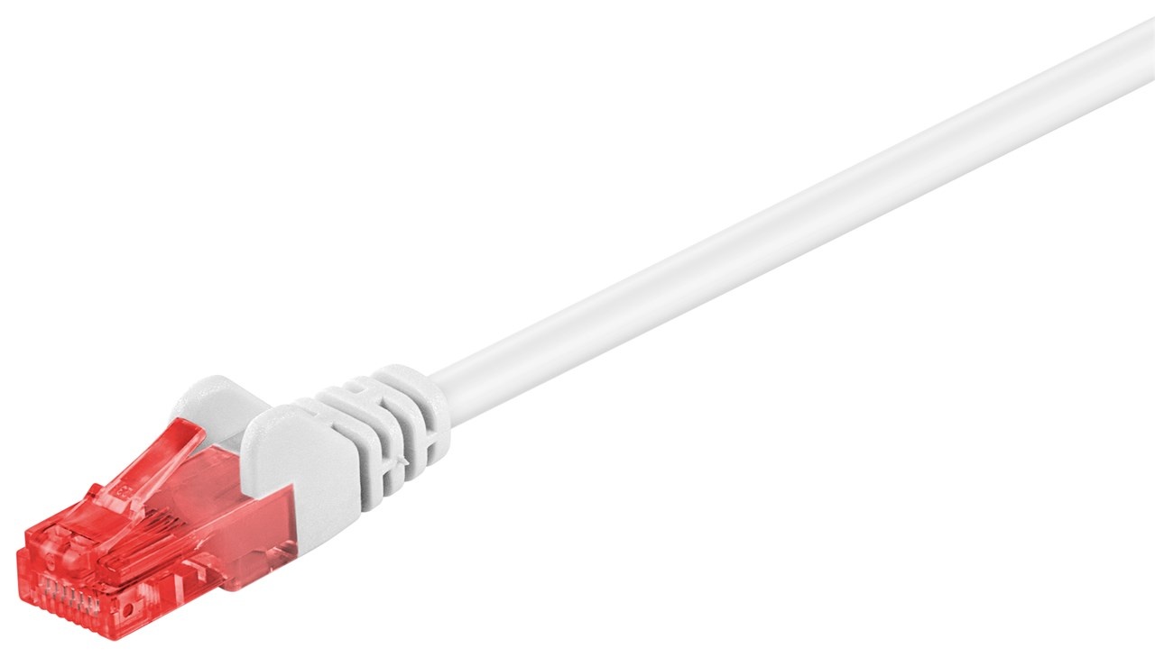 Wentronic 68637 - Cat 6 UTP-kabel - RJ45 - 5 m - Wit