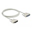 Delock Serial Cable D-Sub 25 male to female 2 m