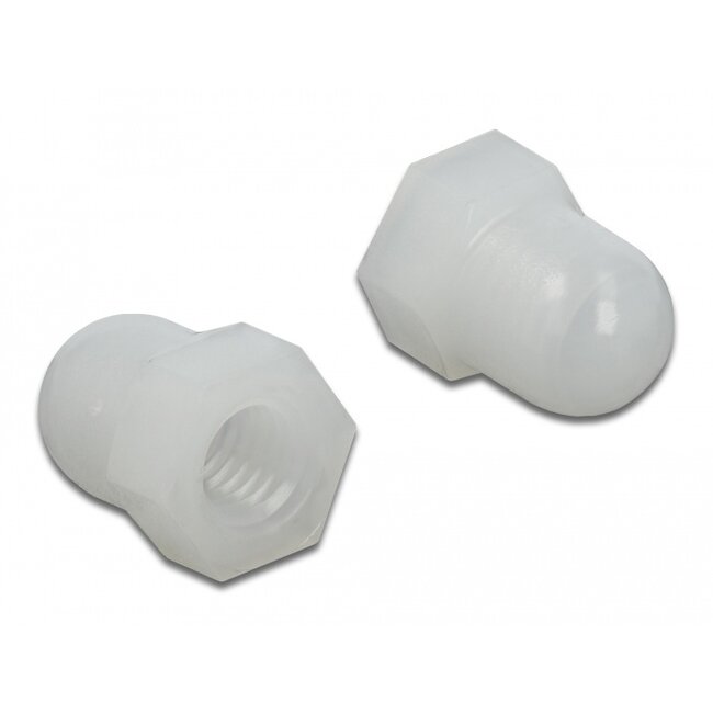 Delock Protective cap hexagon with inside thread for screw M5 natural 10 pieces