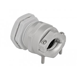 DeLOCK Delock Cable Gland PG29 with strain relief and bending protection grey
