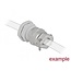Delock Cable Gland PG29 with strain relief and bending protection grey