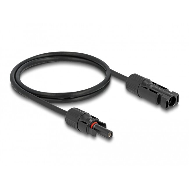 Delock DL4 Solar Cable 4 mm² male to female 1 m black