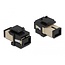 Delock Keystone Module SC Simplex female to SC Simplex female beige / black