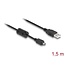 Delock Cable USB-B mini 4 pin Hirose male to USB-A male 1,5 m