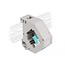 Delock DIN rail Adapter with Keystone SC Simplex female to SC Simplex female aqua
