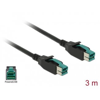 DeLOCK Delock PoweredUSB cable male 12 V > PoweredUSB male 12 V 3 m for POS printers and terminals