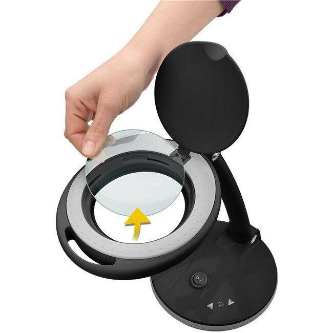 Goobay Lens for Magnifying Lamp, 5 Dioptres, 100 mm