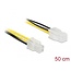 Delock Extension cable P4 4 pin male > P4 4 pin female 50 cm