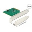 Delock PCI Express x4 Card to 1 x internal OCuLink SFF-8612 - Low Profile Form Factor