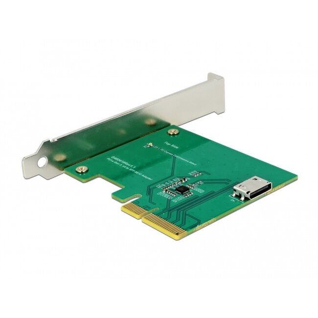 Delock PCI Express x4 Card to 1 x internal OCuLink SFF-8612 - Low Profile Form Factor