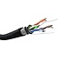 Goobay CAT 5e Outdoor Network Cable, SF/UTP, black 100 m