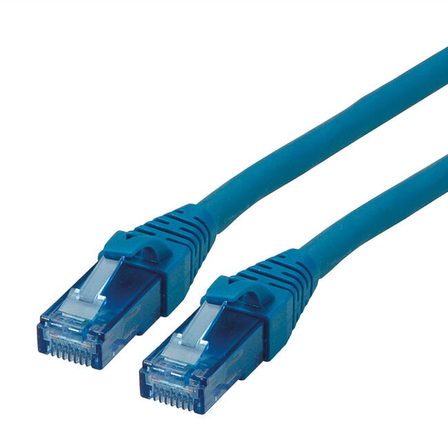 ROLINE Patchkabel Cat.6A UTP, Component Level, LSOH, blauw, 7,5 m