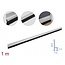 Delock Brush strip 20 mm with aluminium profile straight - length 1 m