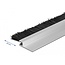 Delock Brush strip 20 mm with aluminium profile straight - length 1 m