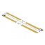 Delock Stainless Steel Cable Ties L 400 x W 7.9 mm yellow 10 pieces