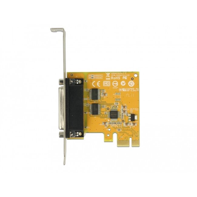 Delock PCI Express Card to 2 x Serial RS-232 high speed 921K ESD protection