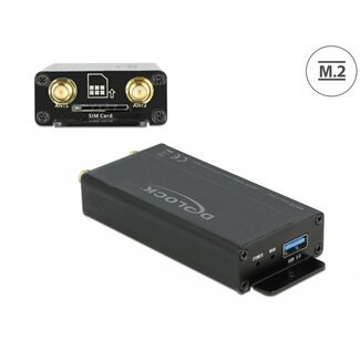 DeLOCK Delock USB 3.0 Converter for M.2 Key B module with SIM slot and enclosure