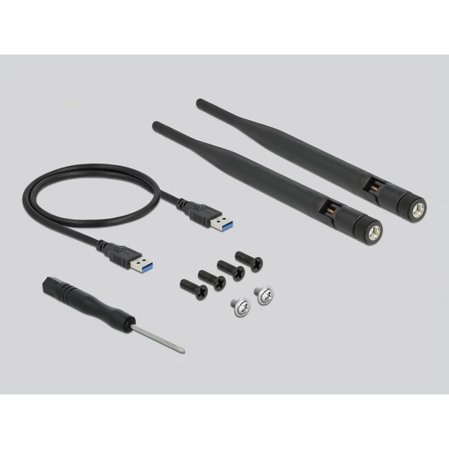 Delock USB 3.0 Converter for M.2 Key B module with SIM slot and enclosure