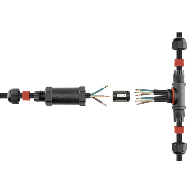 Goobay T-Piece Cable Connection IP68