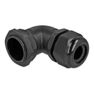 DeLOCK Delock Cable Gland 90° angled PG29 black