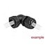 Delock Cable Gland 90° angled PG29 black