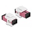 Delock Keystone Module SC Simplex female to SC Simplex female violet / white