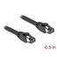 Delock RJ45 Network Cable Cat.8.1 S/FTP 50 cm up to 40 Gbps black
