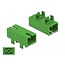 Delock Optic Fiber Coupler for PCB SC Simplex female to SC Simplex female Single-mode green