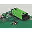 Delock Optic Fiber Coupler for PCB SC Simplex female to SC Simplex female Single-mode green