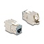 Delock Keystone Modul RJ45 jack to LSA Cat.6A toolfree grey set 10 pieces