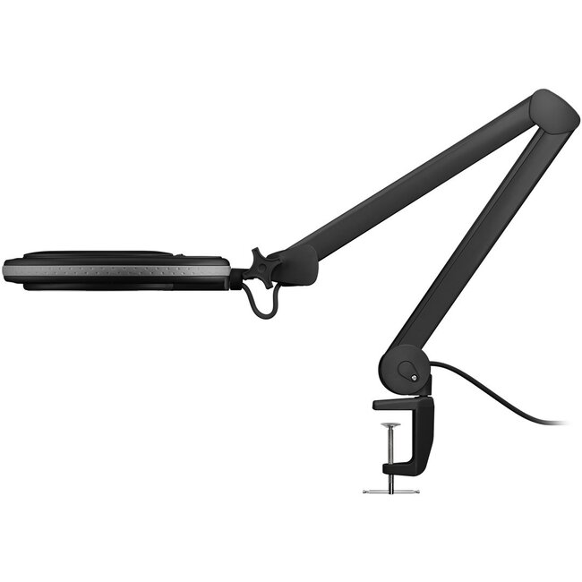 Goobay LED Magnifying Lamp with Clamp, 8 W, black