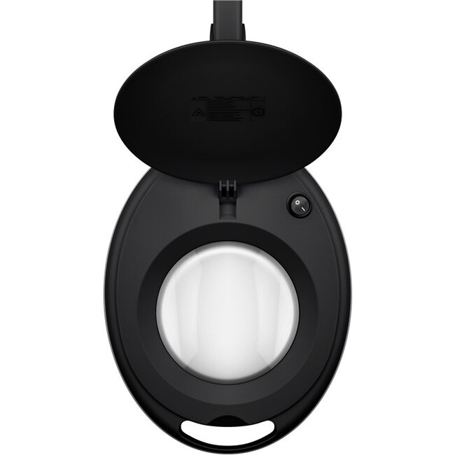 Goobay LED Magnifying Lamp with Clamp, 8 W, black