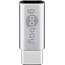 Goobay USB-C™ to USB 2.0 Micro-B Adapter, Silver