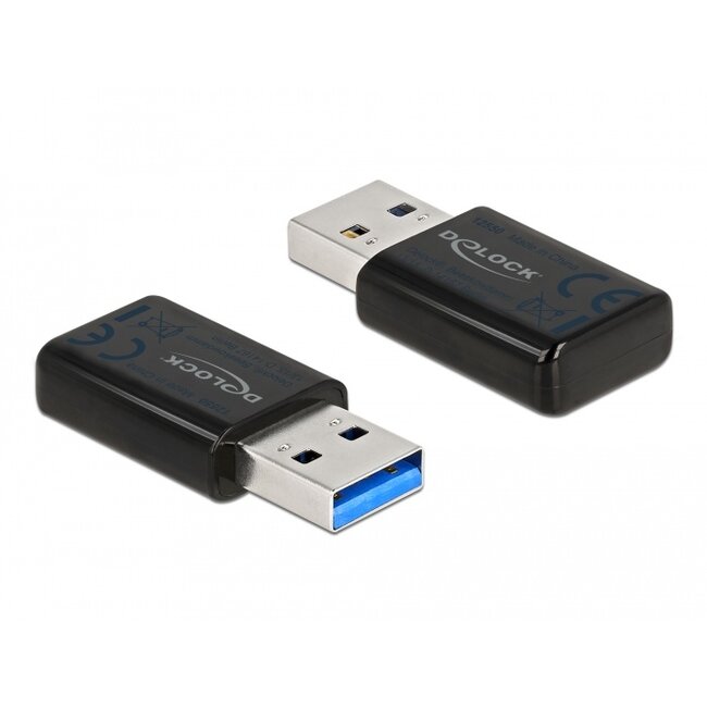 Delock USB 3.0 Dual Band WLAN ac/a/b/g/n Micro Stick 867 + 300 Mbps