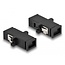 Delock Optical Fiber Coupler MTRJ female to MTRJ female black