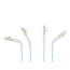 Delock Optical Fiber Cable LC Duplex to LC Duplex Multi-mode OM3 angled 2 m
