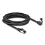 Delock RJ45 Network Cable Cat.8.1 S/FTP 90° downwards angled / straight 5 m black