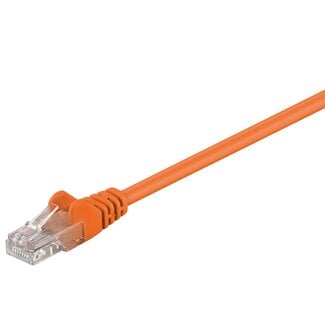 Goobay Goobay CAT 5e Patch Cable, U/UTP, orange 0.5 m