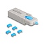 Delock USB Type-C™ Port Blocker Set for USB Type-C™ female ports 5 pieces + lock tool