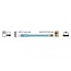 Delock Adapter USB 2.0 Type-A male > 1 x Serial RS-232 RJ45 male 2.0 m blue