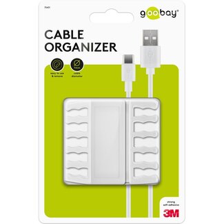 Goobay Goobay Cable Management 5 Slots, White