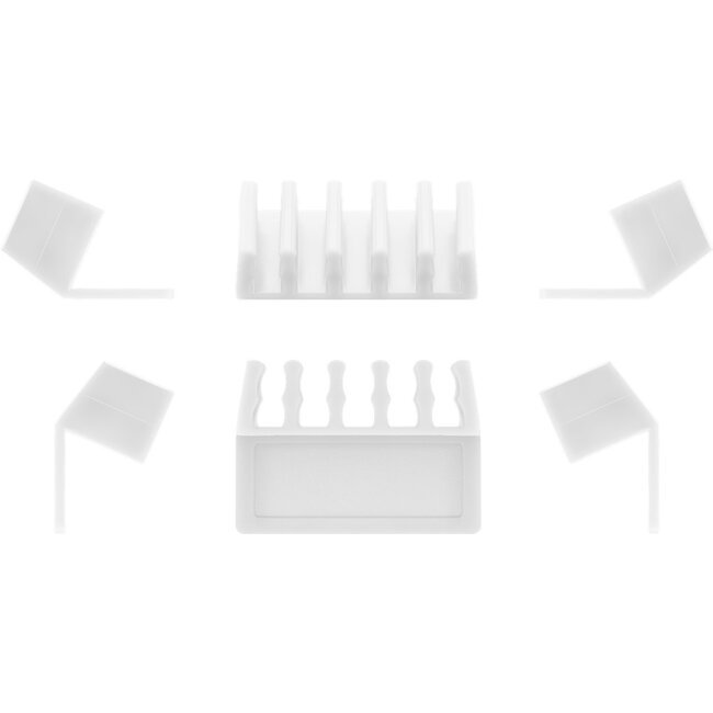 Goobay Cable Management 5 Slots, White