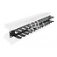Delock 19″ Cable Management Routing Panel with 2 openings 1U black