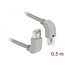 Delock Network cable RJ45 Cat.5e SF/UTP upwards / downwards angled 0.5 m