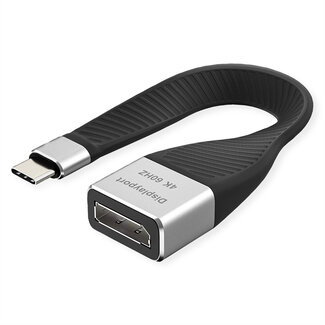 Roline ROLINE Beeldschermadapter USB Type C - DP, M/F, 0,13 m