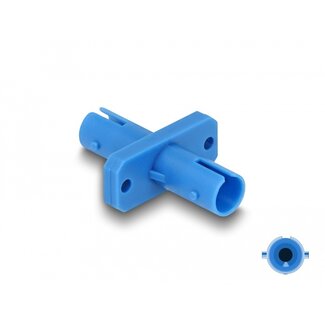 DeLOCK Delock Optical Fiber Coupler ST Simplex female to ST Simplex female blue